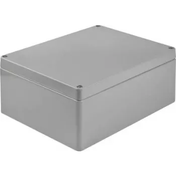 Bopla A-séria univerzálne puzdro 400 x 230 x 111 mm, hliník, striebornosivá RAL 7001 01168000.H