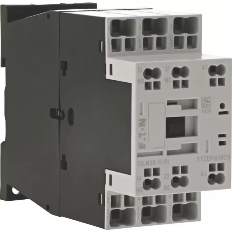 Eaton DILM38-11(RDC24) 3-pólový stykač, 38 A AC-3, 24 V DC cievka, 1NO+1NC 199298