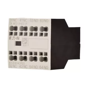 Eaton DILM32-XHI22 pomocný kontaktný blok, 2NO+2NC, predná montáž, skrutkové svorky 199311