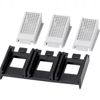 Eaton NZM1-XIPK kryt svoriek pre NZM1, PN1, N1 výkonové spínače, 3-pólový, IP20 vpredu / IP40 vzadu, čierny/sivý, 90 mm 266744