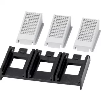 Eaton NZM1-XIPK kryt svoriek pre NZM1, PN1, N1 výkonové spínače, 3-pólový, IP20 vpredu / IP40 vzadu, čierny/sivý, 90 mm 266744