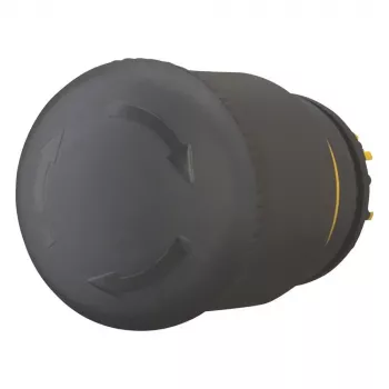 Eaton M22S-PVT čierny hríbový spínač, 22mm, momentový 271499