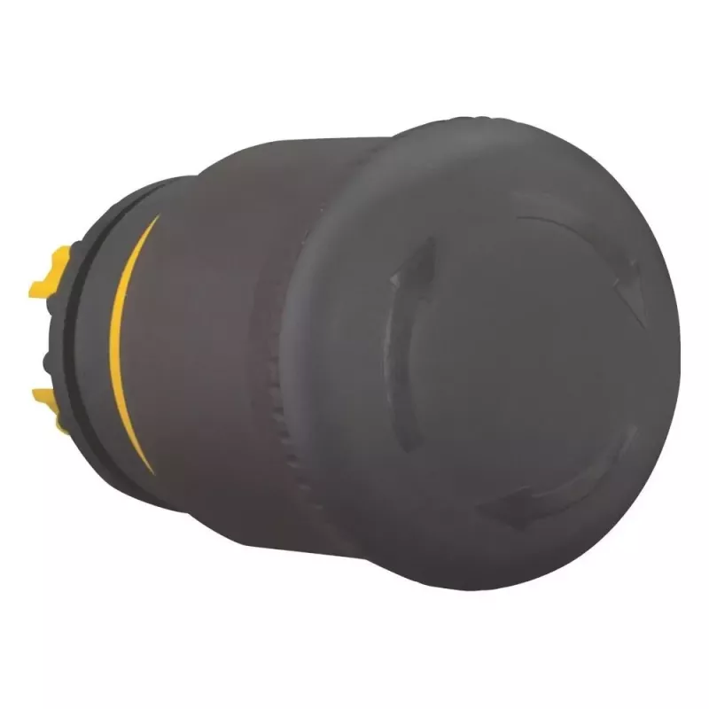 Eaton M22S-PVT čierny hríbový spínač, 22mm, momentový 271499