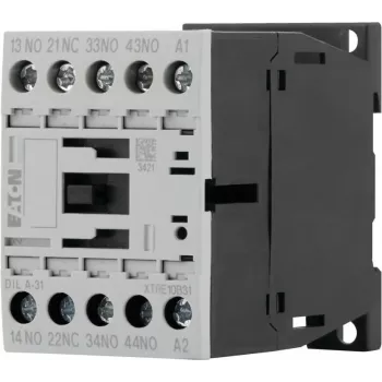 Eaton DILA-31 pomocný stýkač, 230 V AC cievka, 3 NO + 1 NC, skrutkové svorky, 1,6 kW
