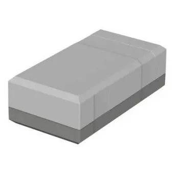 Bopla EG 1240 stolové puzdro 125 x 67 x 40 mm polystyrén svetlosivá RAL 7035 32124002