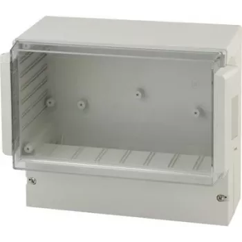 BOPLA RCP 3100 ovládacie puzdro, ABS spodná časť, polykarbonátové veko, svetlosivá, 296 x 261 x 132,5 mm 41310109