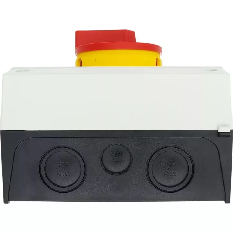 Eaton P3-63/I4-SI/HI11 207363 2-pólový otočný vypínač, sivý/červený