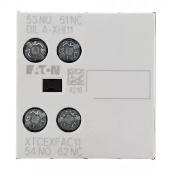 Eaton DILA-XHI11 blok pomocných kontaktov - 1NO+1NC, skrutkové svorky, predná montáž, 690V 276421