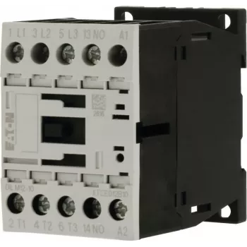 EATON DILM12-10 výkonový stykač 24V 50/60Hz 3-pólový 12A 1NO pomocný kontakt 276834