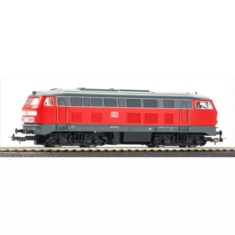 PIKO 57032 detská štartovacia sada nákladný vlak BR 218 DB AG s dvoma otvorenými Eaos vagónmi
