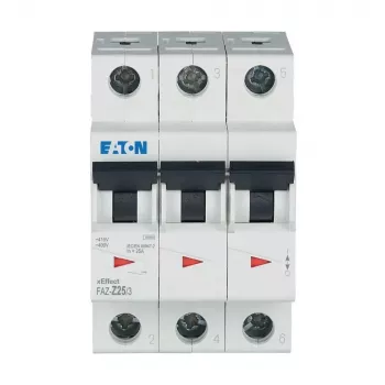 Eaton FAZ-Z25/3 Istič 25A 3-pólový charakteristika Z 278929