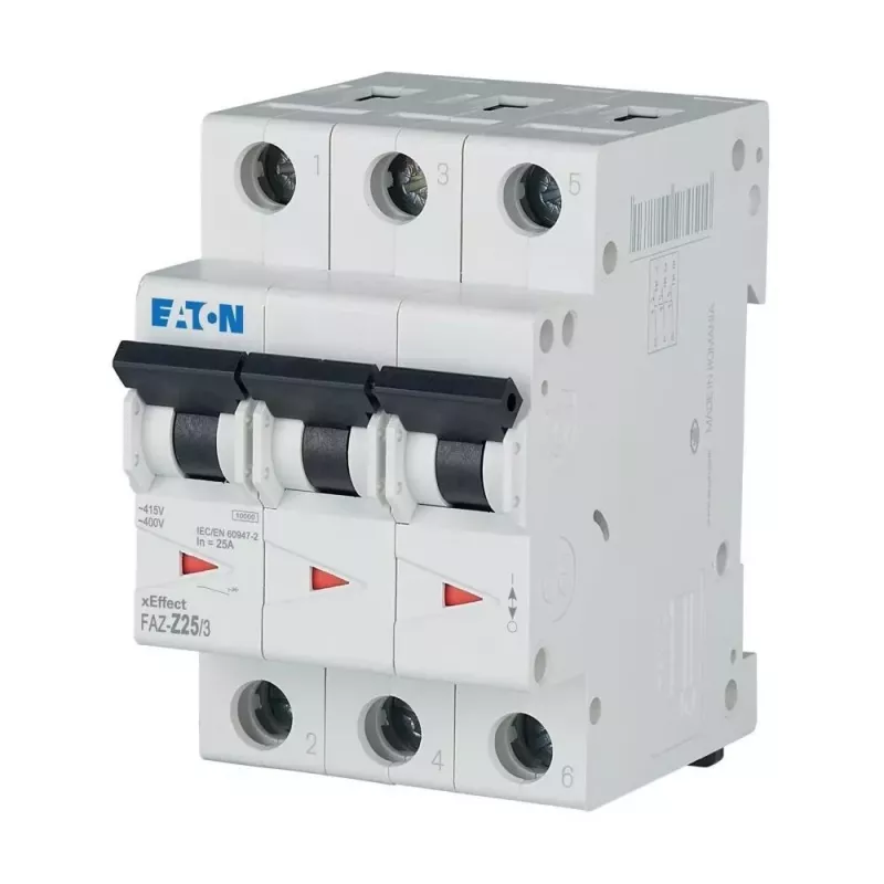 Eaton FAZ-Z25/3 Istič 25A 3-pólový charakteristika Z 278929