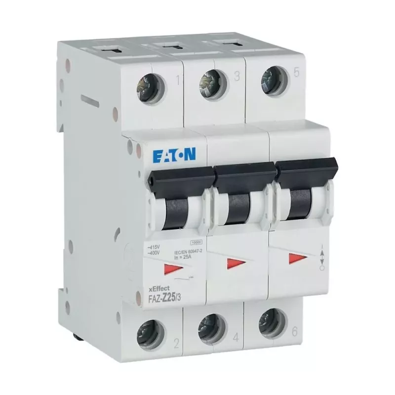Eaton FAZ-Z25/3 Istič 25A 3-pólový charakteristika Z 278929
