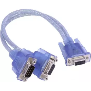 Ixxat Y-CAN kábel, D-SUB9 konektor samec na 2x D-SUB9 konektor samica, 0,3 m, čierny 1.04.0076.00001