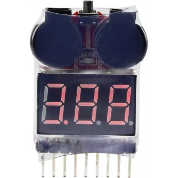 Reely LiPo checker pre 2-8 článkov (1511388)