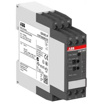 ABB CM-IWS.1P relé monitorovania izolácie, 24-240 V AC/DC, 1-100 kΩ, 1 prepínač 1SVR740660R0100