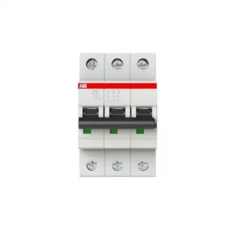 ABB S203-D16 istič, charakteristika D, 16 A, 3-pólový, 6 kA, 230/400 V AC 2CDS253001R0161