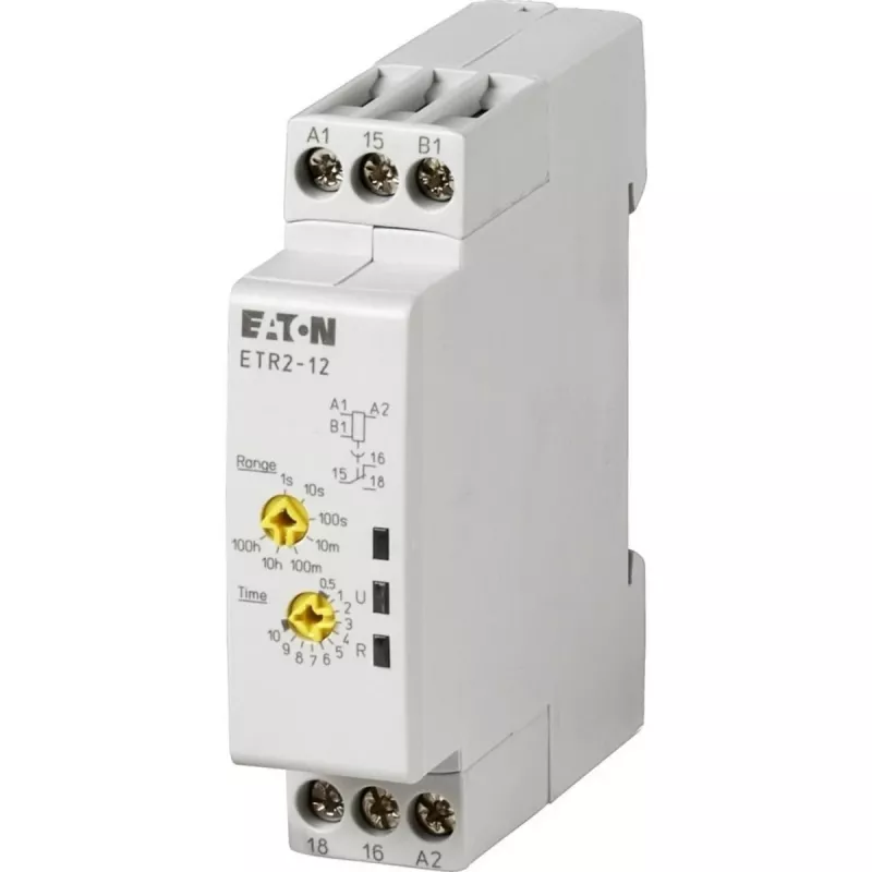 Eaton ETR2-12 multifunkčné časové relé, 24-240V AC/DC, SPDT 262686
