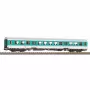 Piko H0 28006 vozňový typ Halberstädter stredný nástupný vozeň mint green 2. trieda DB AG