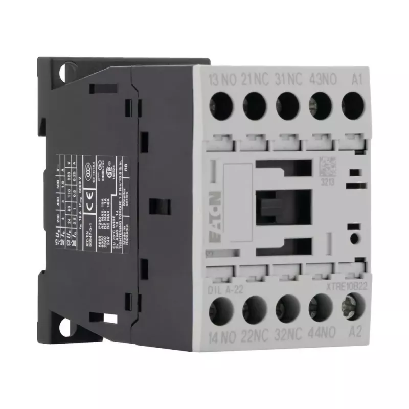 Eaton DILA-22 pomocný stýkač, 4-polový, 2NO+2NC, cievka 230V AC 276407