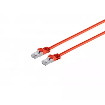 EXERTIS CONNECT Cat6a S/FTP patch kábel RJ45 na RJ45 5m červený LSZH zaliate snagless 79305R
