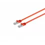 Exertis Connect 79305R Cat6a S/FTP prepojovací kábel RJ45–RJ45, 5 m, bezhalogénový, lisovaný, bez západky, červený