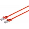 Exertis Connect 79305R Cat6a S/FTP prepojovací kábel RJ45–RJ45, 5 m, bezhalogénový, lisovaný, bez západky, červený