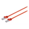 Exertis Connect 79305R Cat6a S/FTP prepojovací kábel RJ45–RJ45, 5 m, bezhalogénový, lisovaný, bez západky, červený