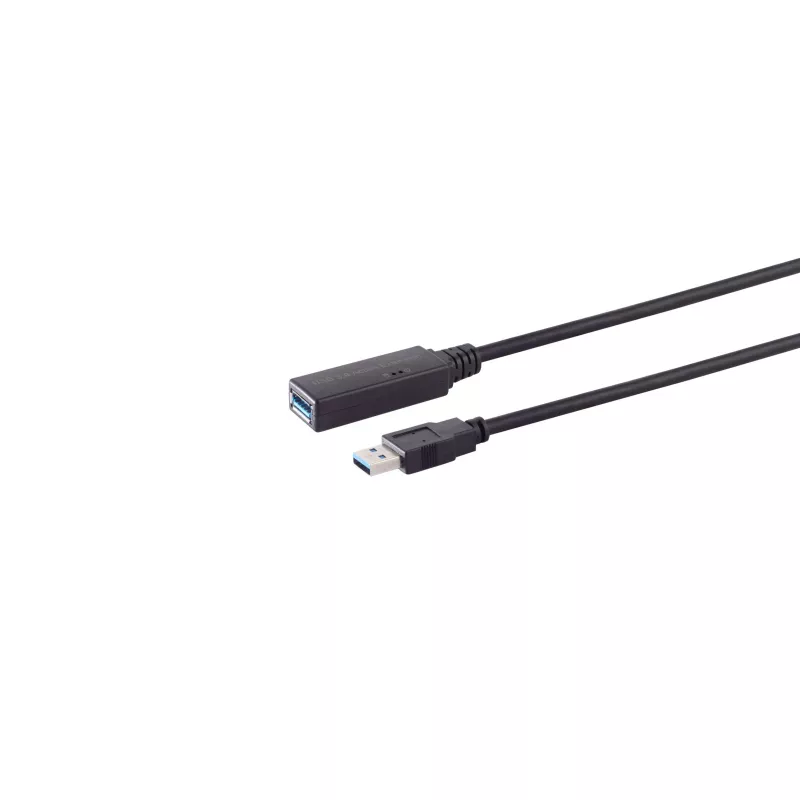 S/CONN maximum connectivity aktívny predlžovací kábel USB-C na USB-A, USB 3.0, 5 Gbps, 5 m 13-39055