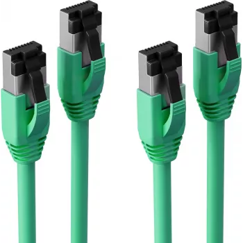 S CONN Maximum Connectivity Cat. 8.1 F/FTP PIMF LSZH patch kábel, 7,5 m, zelená, balenie 2 ks SC08-41063-2