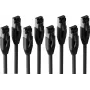 S/CONN maximum connectivity BASIC-S patch kábel Cat. 8.1 F/FTP PIMF LSZH čierny 7,5m (balenie 4 ks) SC08-41065-4