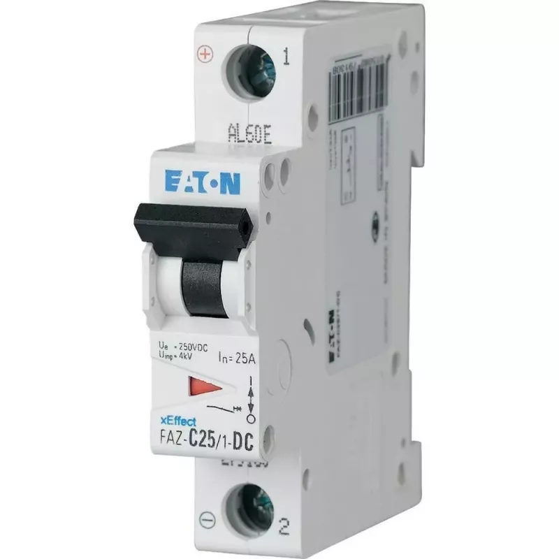 Eaton FAZ-C4/1-DC miniatúrny istič, typ C, 4 A, 1-pólový, DC 279124