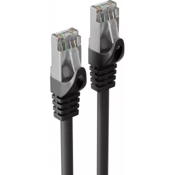 S CONN MAXIMUM CONNECTIVITY priemyselný PUR Cat.7 S/FTP patch kábel, RJ45, čierna, 20 m 08-39095
