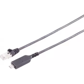 S CONN MAXIMUM CONNECTIVITY USB-C na RJ45 Gigabit LAN adaptérový kábel 1,5m čierna (13-51155)