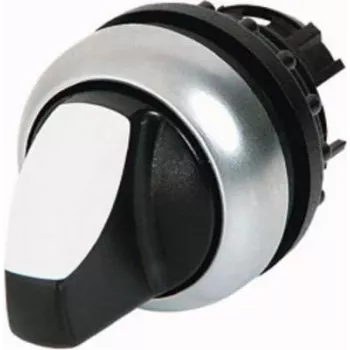 Eaton 284393 2-pólový ZAP/VYP otočný spínač, 20 A, 690 V AC, montáž pod omietku, čierna/strieborná