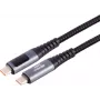 S CONN MAXIMUM CONNECTIVITY USB-C nabíjací kábel, 2.0, 240W PD, A/V/W Display, 2m (14-59035)