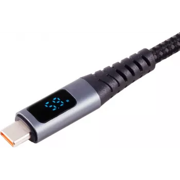 S CONN MAXIMUM CONNECTIVITY USB-C nabíjací kábel, 2.0, 240W PD, A/V/W Display, 2m (14-59035)
