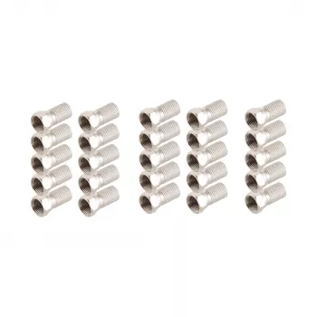 SHIVERPEAKS F konektor 6,7 mm s veľkou maticou, balenie 25 ks (BS85009-A-SET25)