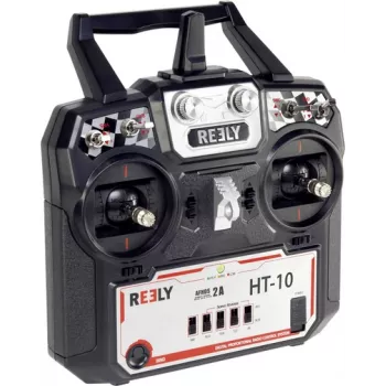 Reely HT-10 10-kanálový 2,4 GHz rádiový diaľkový ovládač s prijímačom R1000 1518204