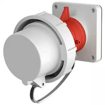 MENNEKES zabudovaný konektor samec 32A 5p 6h 400V IP67 červený 1254