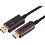 S/CONN maximum connectivity 30-20485 optický adaptérový kábel DisplayPort na HDMI-A, 4K60, 30 m