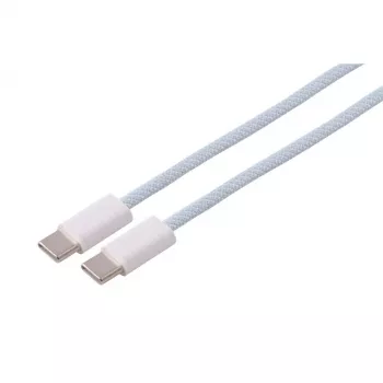 S CONN MAXIMUM CONNECTIVITY USB-C nabíjací kábel, 2.0, 240W, modrý, textil, 2,5m (14-22251)