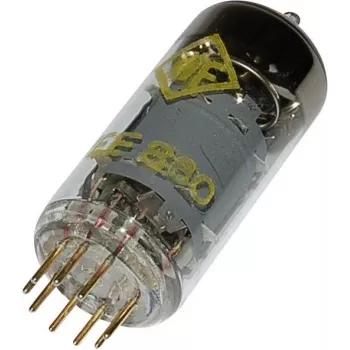 Siemens EF 800 = EF 860 elektrónka, novalová pätica, pentóda, 6,3 V žeraviace vlákno, 1 ks