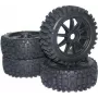 Reely 1:8 Buggy kompletné kolesá Big Core 10-lúčové čierne 4 ks (MV3693SBA3)