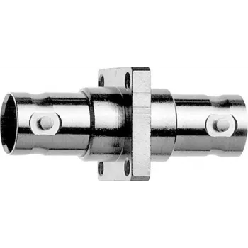 TELEGÄRTNER BNC zabudovateľný adaptér konektor samica na konektor samica 50 Ohm J01004A1231