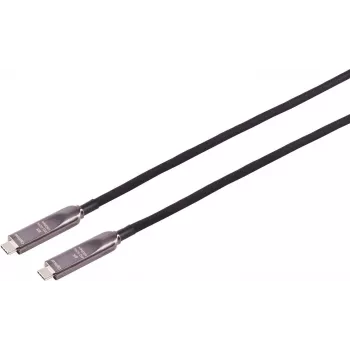 S CONN MAXIMUM CONNECTIVITY USB-C hybridný kábel 3.2 Gen 2, 8K, 10G, 60W, PVC, 15m (30-43085)