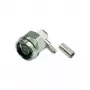 Telegärtner N konektor samec zahnutý krimpovaný pre RG-223/U, RG-142 B/U (J01020A0036)