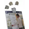 FRANKEN HMC35 magnetický klip, 40 x 35 mm, prídržná sila 500 g, strieborná