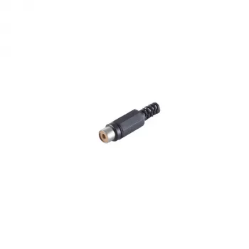 S CONN maximum connectivity RCA spojka zásuvka na zásuvku, čierna 51500-S