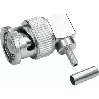 Telegärtner BNC zahnutý konektor samec krimpovaný 50 Ohm pre RG 316/U, RG 174 A/U, RG 188 A/U (J01000A0010)